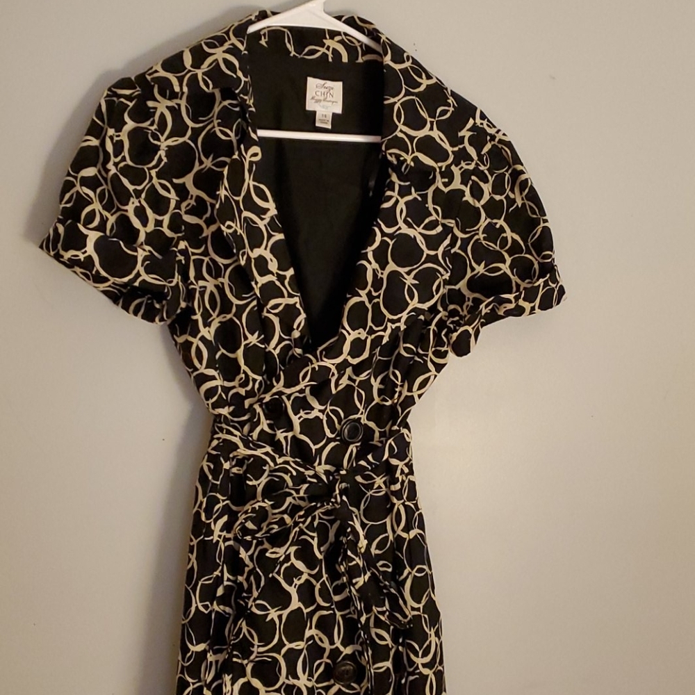 Suzi chin for maggy boutique Shirt dress size 14.